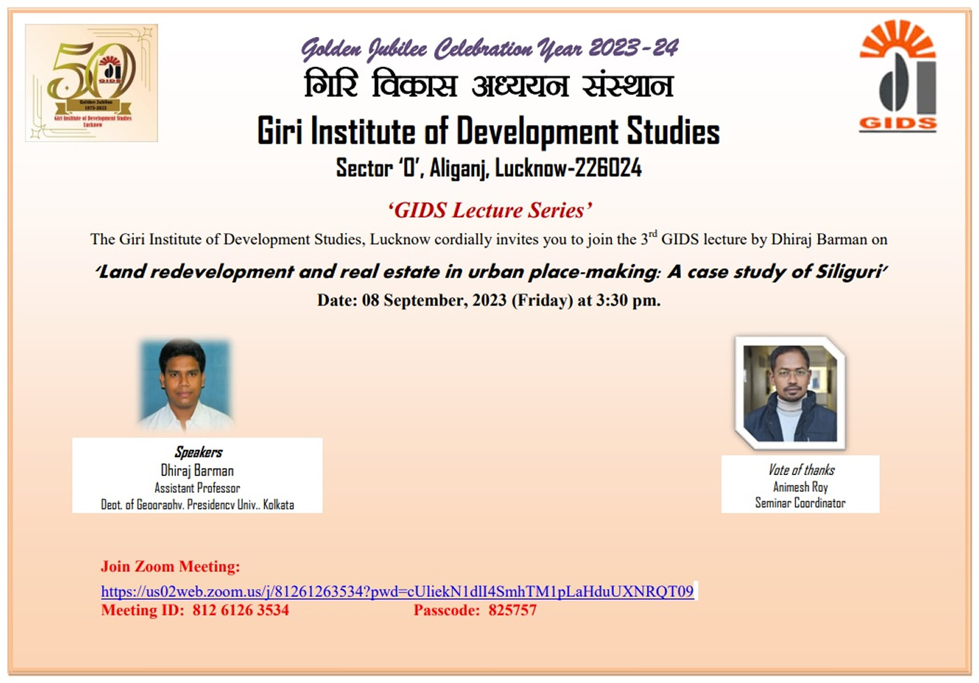 GIDS Lecture Series